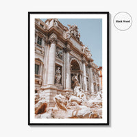 Rome Fine Art Photo Print, Trevi Fountain, Roma Italy Wall Decor, Photo Poster
