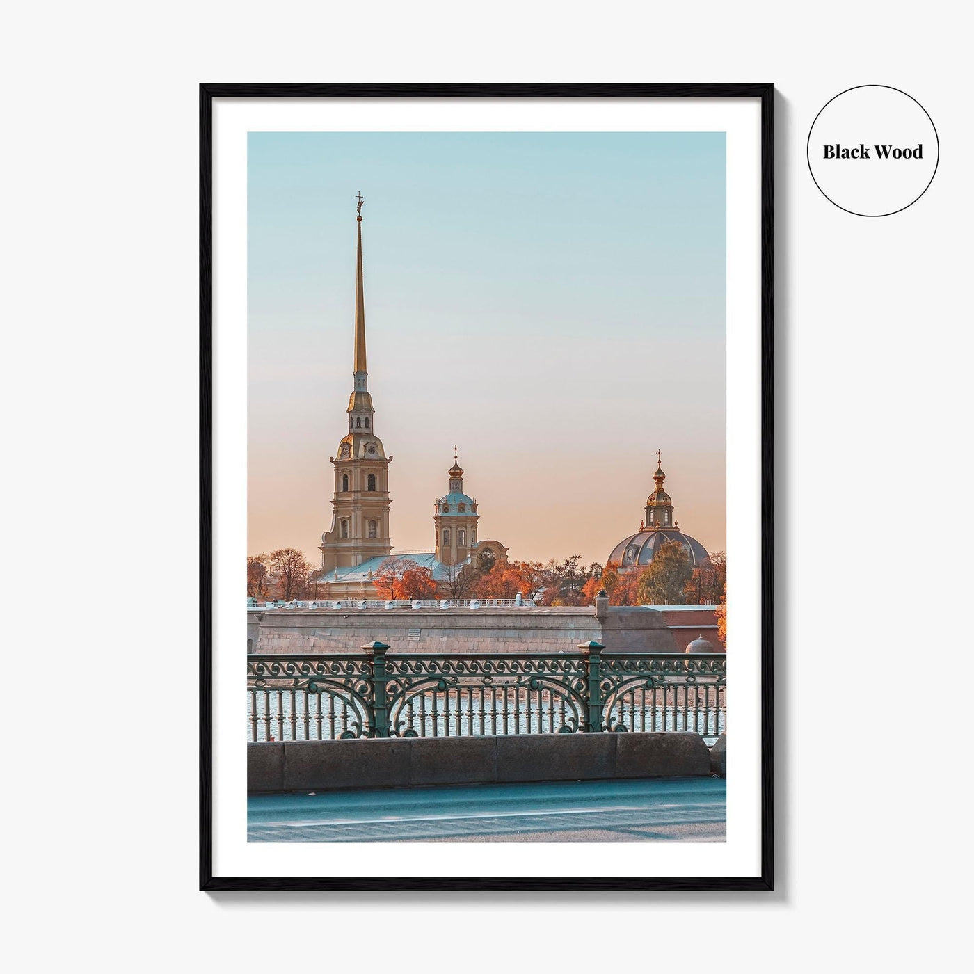 Saint Petersburg Fine Art Photo Print, Peter and Paul Cathedral, Hare Island, Russia Poster