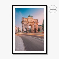 Munich Fine Art Photo Print, Bavaria Germany Wall Decor Poster, München Siegestor