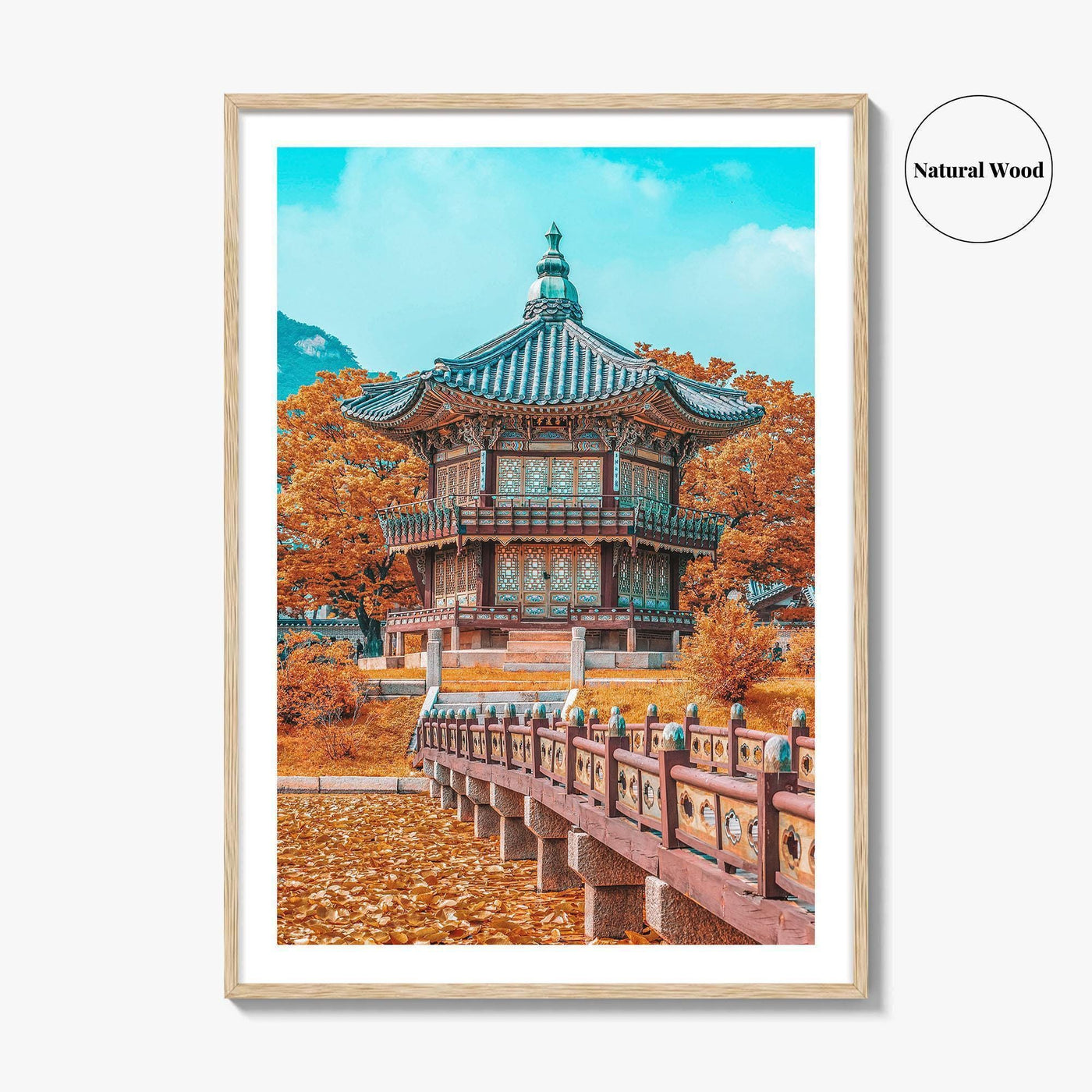 Seoul Fine Art Photo Print, Autumn Gyeongbokgung Palace, South Korea Wall Decor