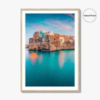 Polignano a Mare Fine Art Photo Print, Puglia Italy Wall Poster, Adriatic Sea