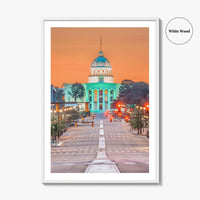 Montgomery Fine Art Photo Print, Alabama State Capitol, Wall Poster, USA