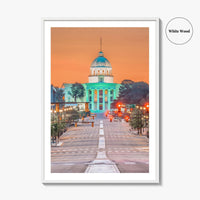 Montgomery Fine Art Photo Print, Alabama State Capitol, Wall Poster, USA