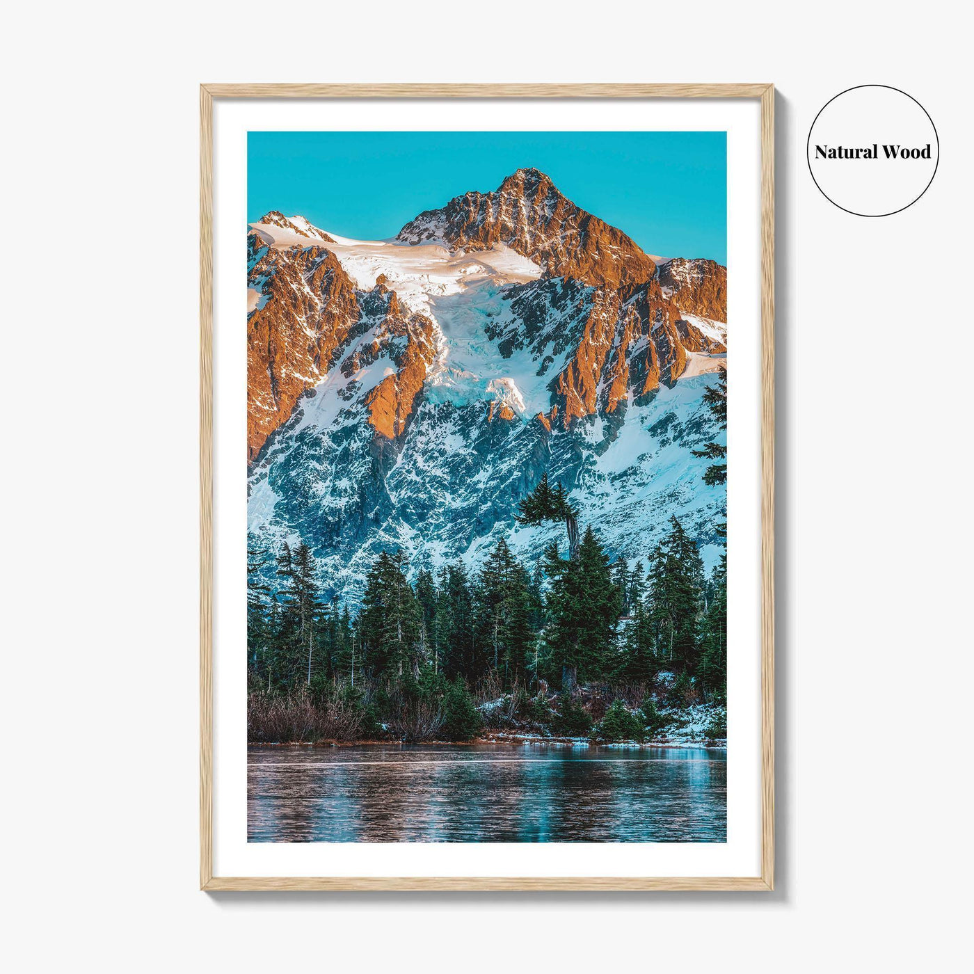 North Cascades National Park Fine Art Photo Print, Mt Shuksan, Washington, Wall Decor Poster