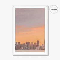 San Francisco Skyline Fine Art Photo Print, Bay Bridge, Treasure Island, California Poster, USA