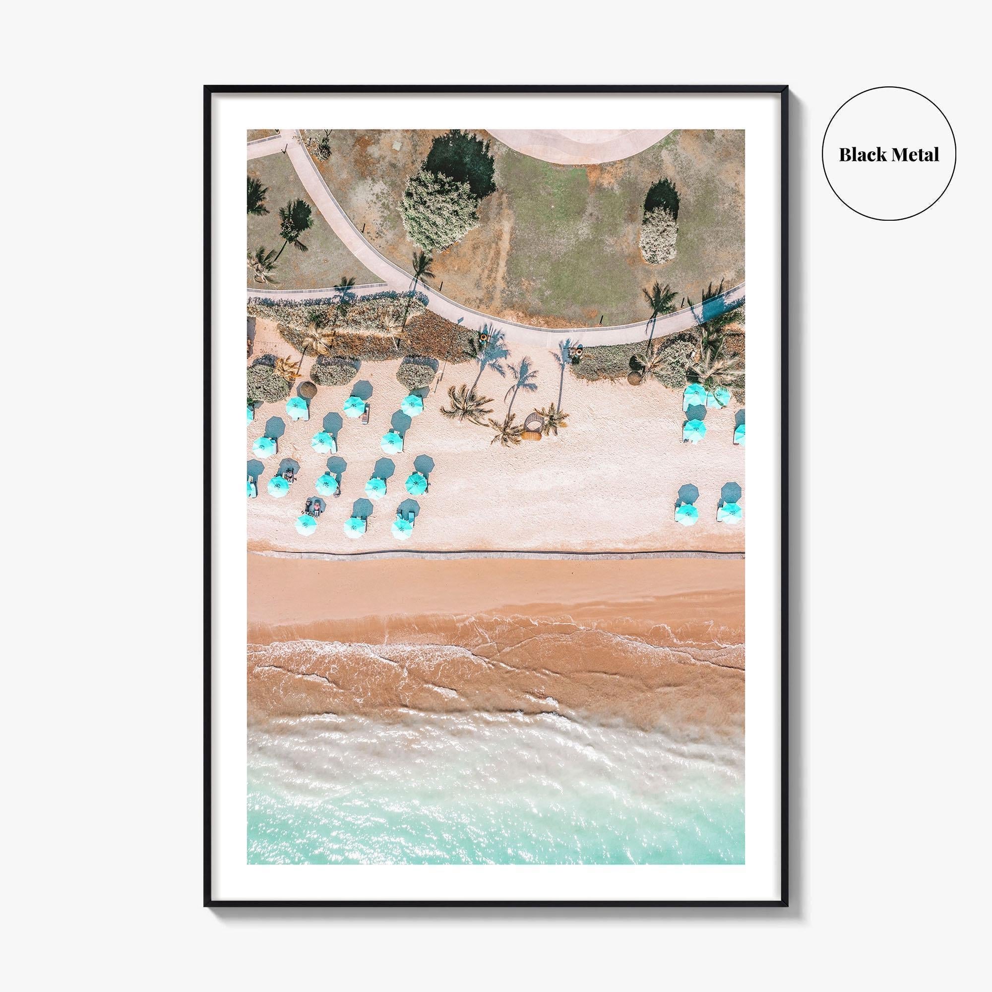 Khao Lak Fine Art Photo Print, Phang Nga Thailand, Aerial Resort View Wall Poster