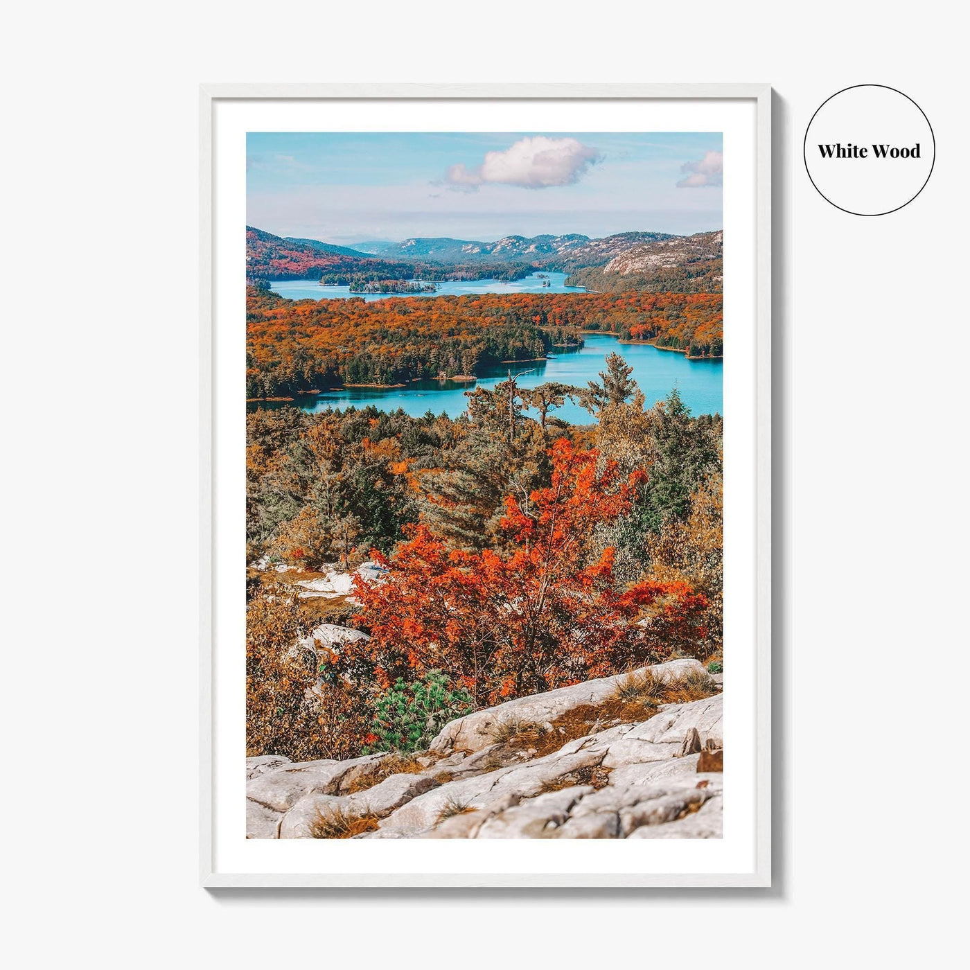 Thousand Islands Fine Art Photo Print, Ontario Canada Aerial Poster, St Lawrence River