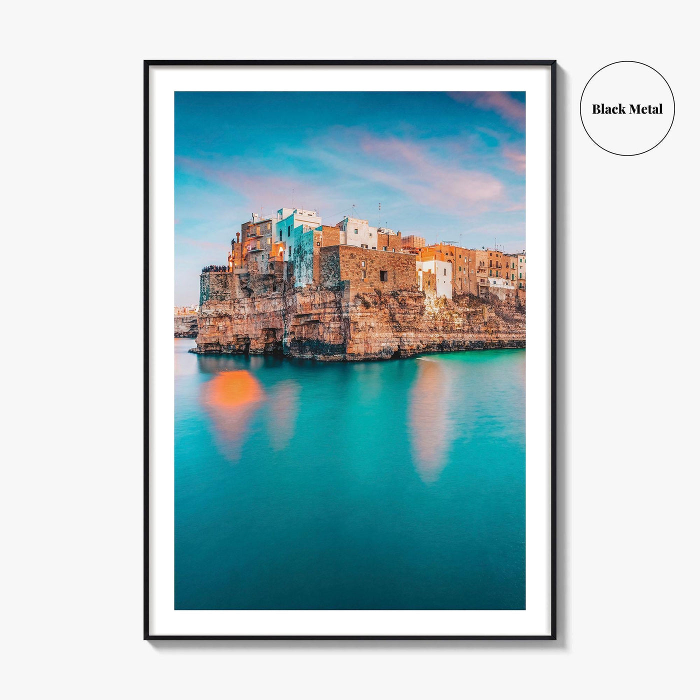 Polignano a Mare Fine Art Photo Print, Puglia Italy Wall Poster, Adriatic Sea
