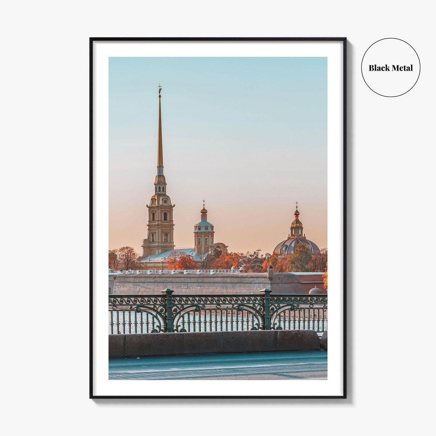 Saint Petersburg Fine Art Photo Print, Peter and Paul Cathedral, Hare Island, Russia Poster