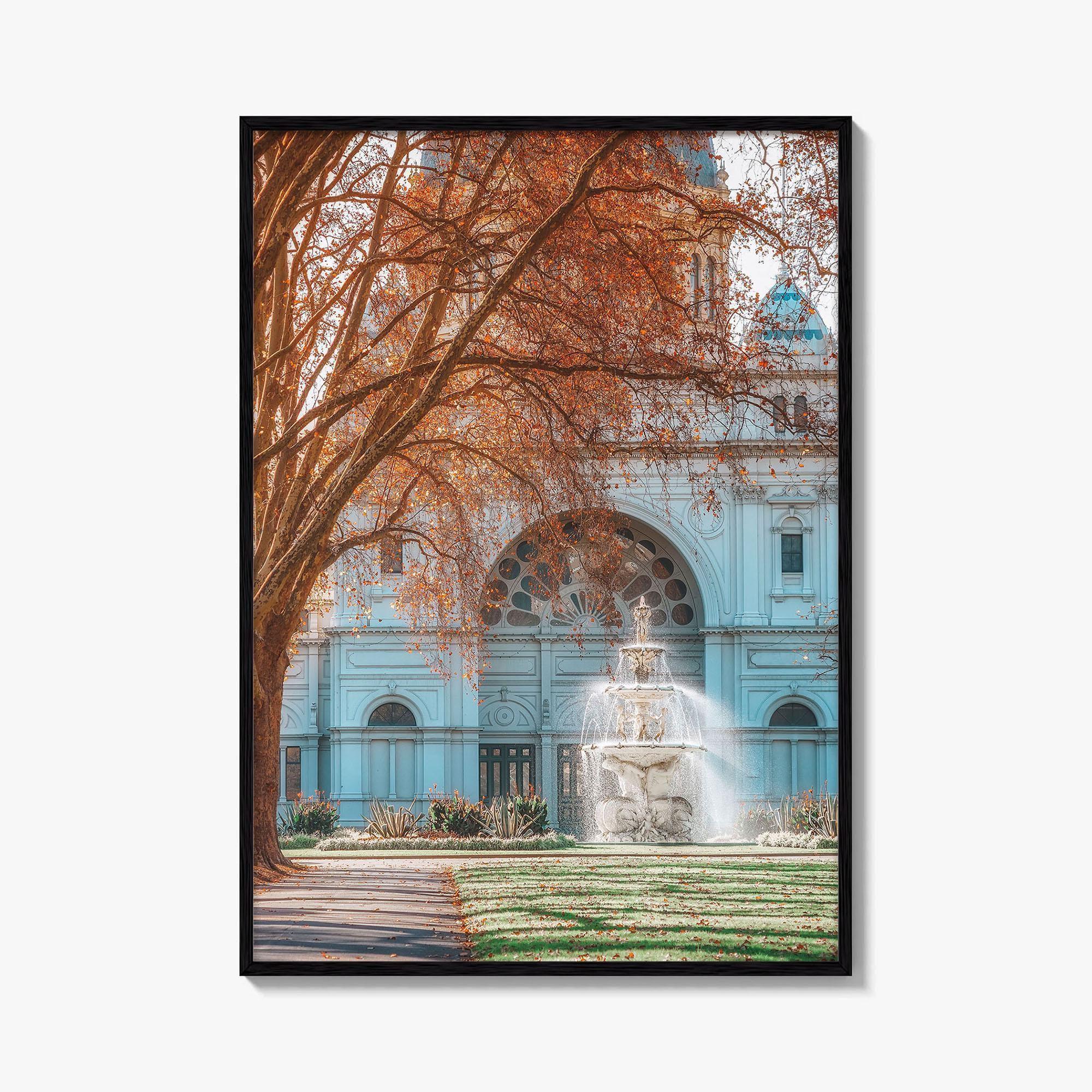 Melbourne Australia Fine Art Photo Print, Carlton Gardens Royal Exhibition Building, Wall Decor Poster