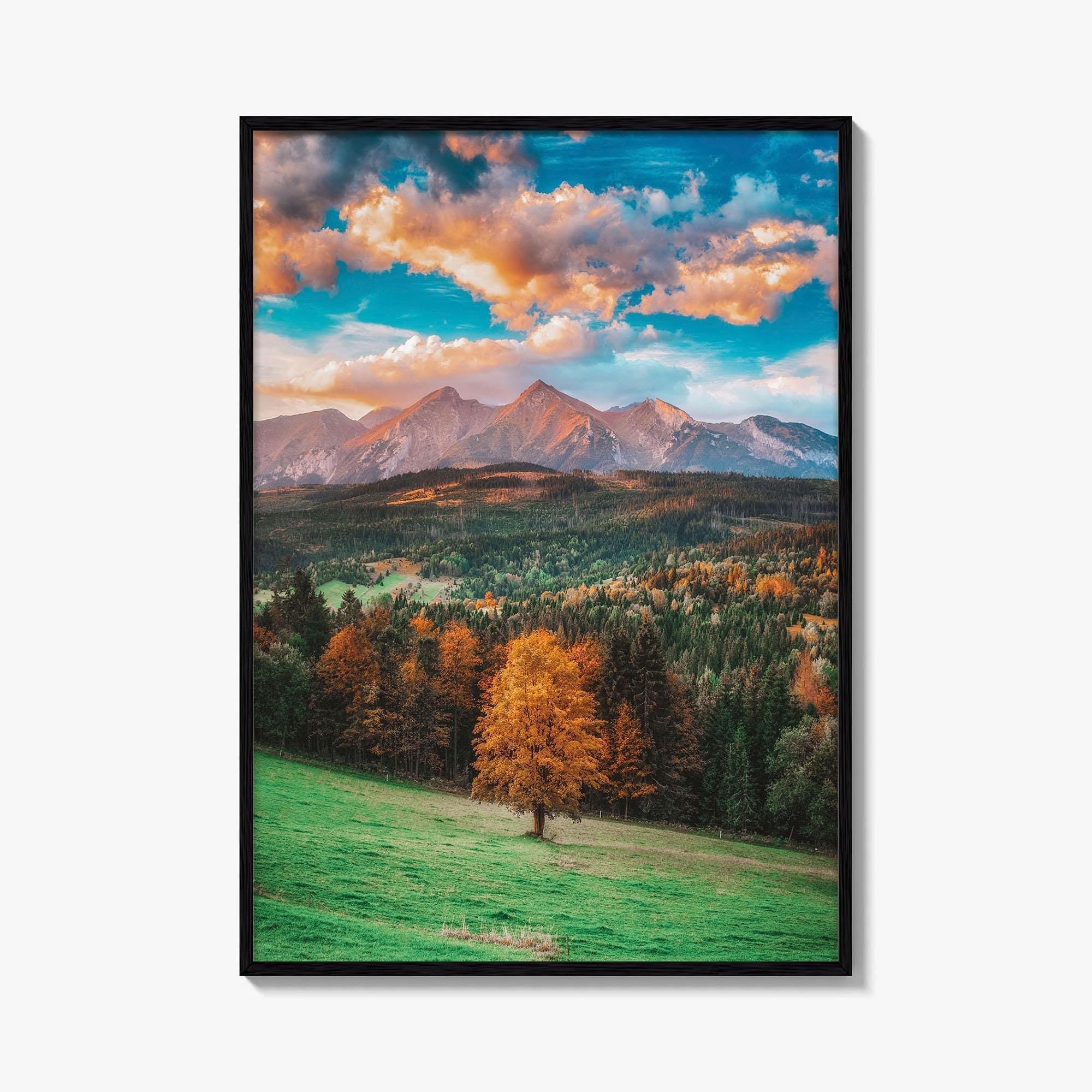 High Tatras Fine Art Photo Print, Tatra Mountains Poland Slovakia, Landscape Poster