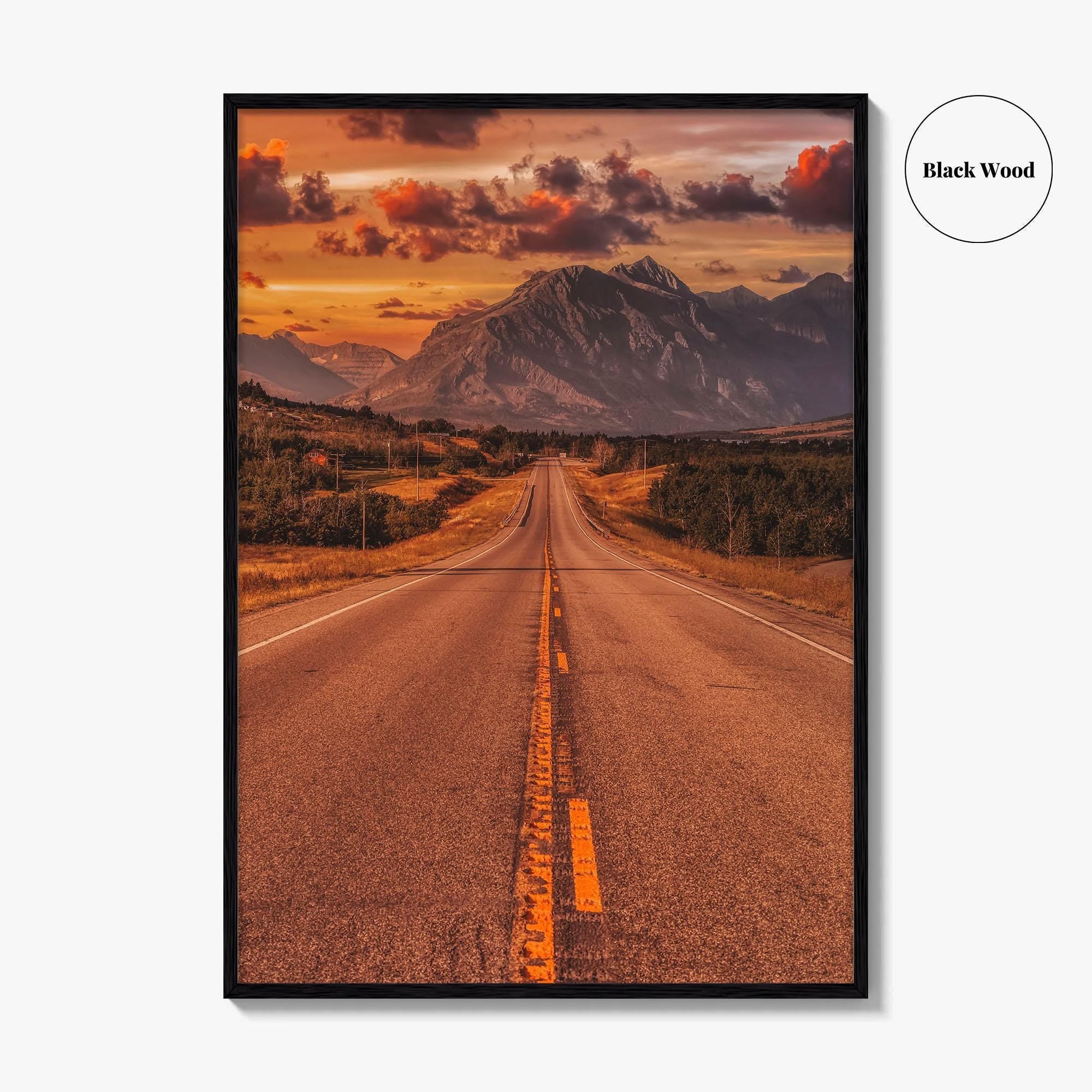 St Mary Montana Fine Art Photo Print, Glacier National Park Wall Poster