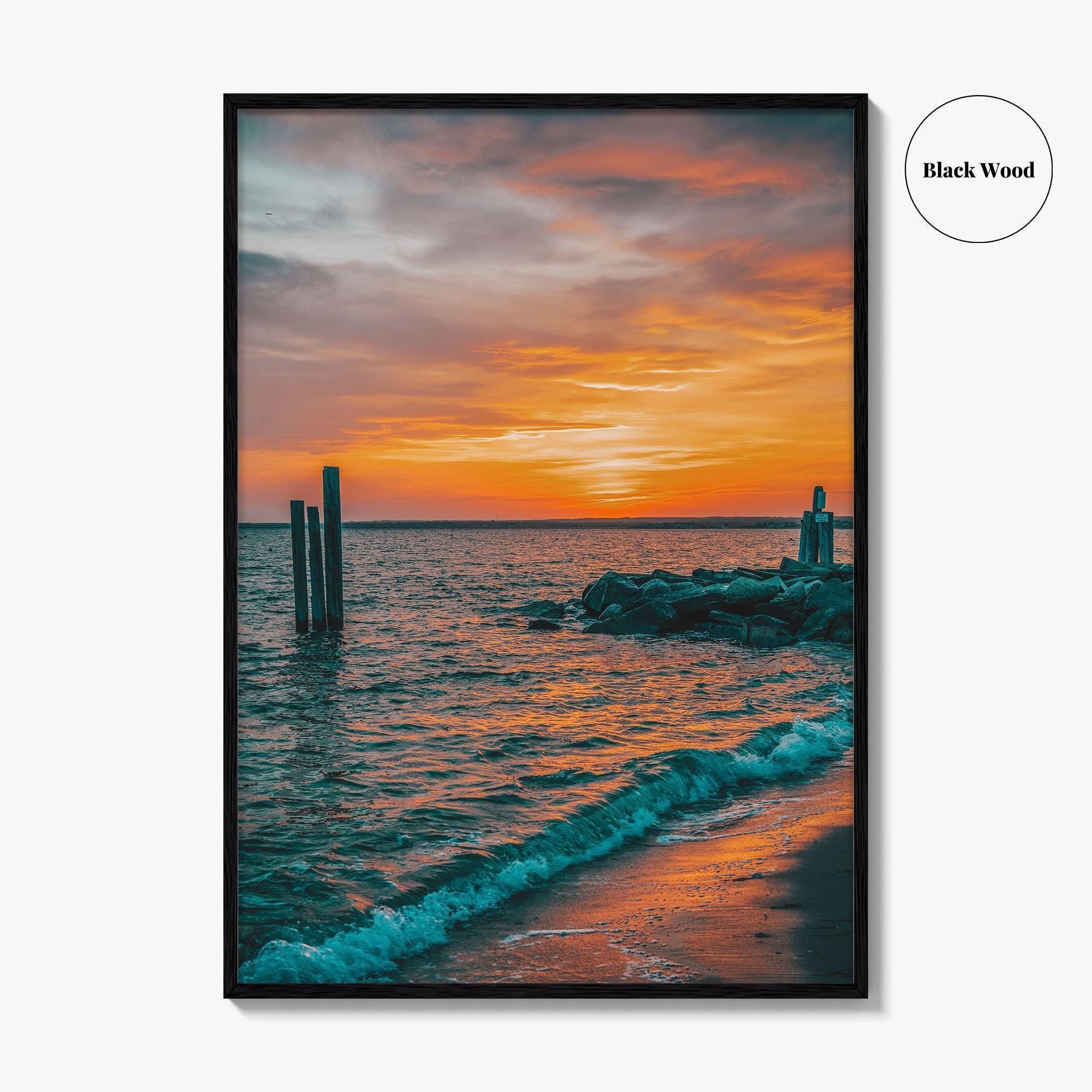 Narragansett Fine Art Photo Print, Point Judith, Rhode Island, USA Wall Decor Poster