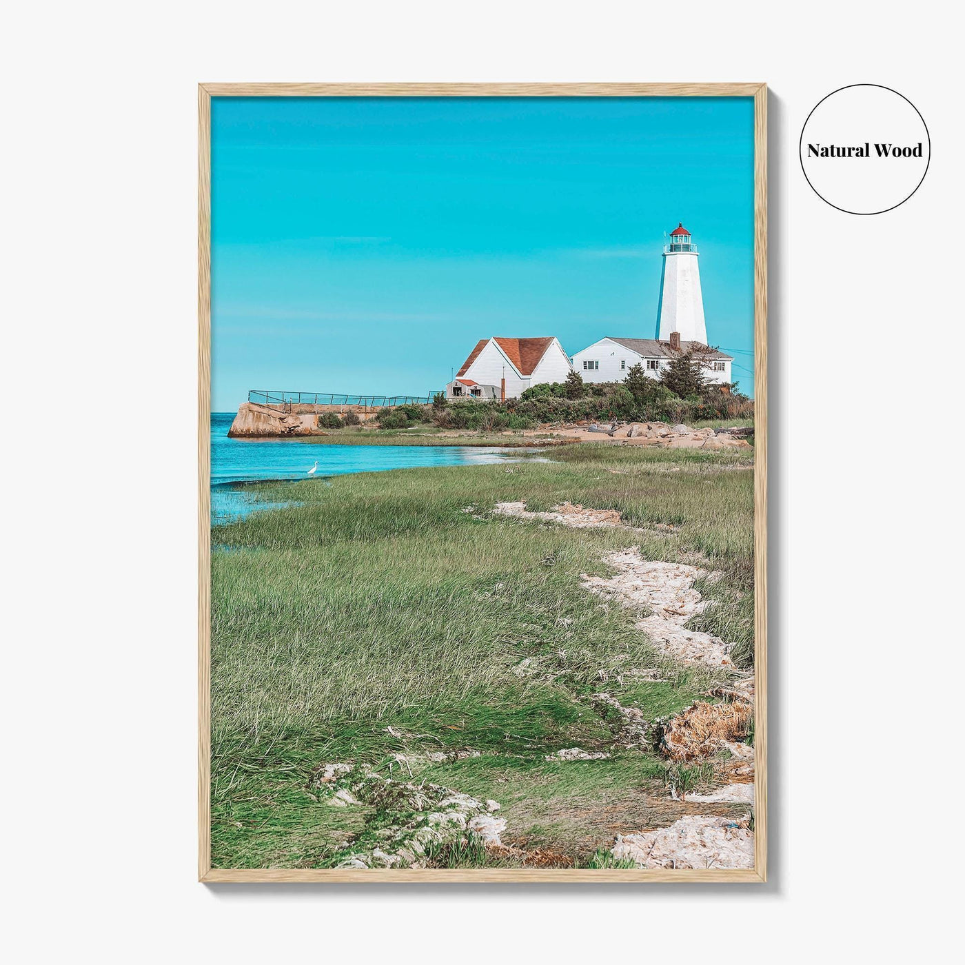 Old Saybrook Fine Art Photo Print, Lynde Point Lighthouse, Connecticut, USA, Wall Decor Poster