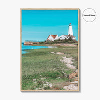 Old Saybrook Fine Art Photo Print, Lynde Point Lighthouse, Connecticut, USA, Wall Decor Poster
