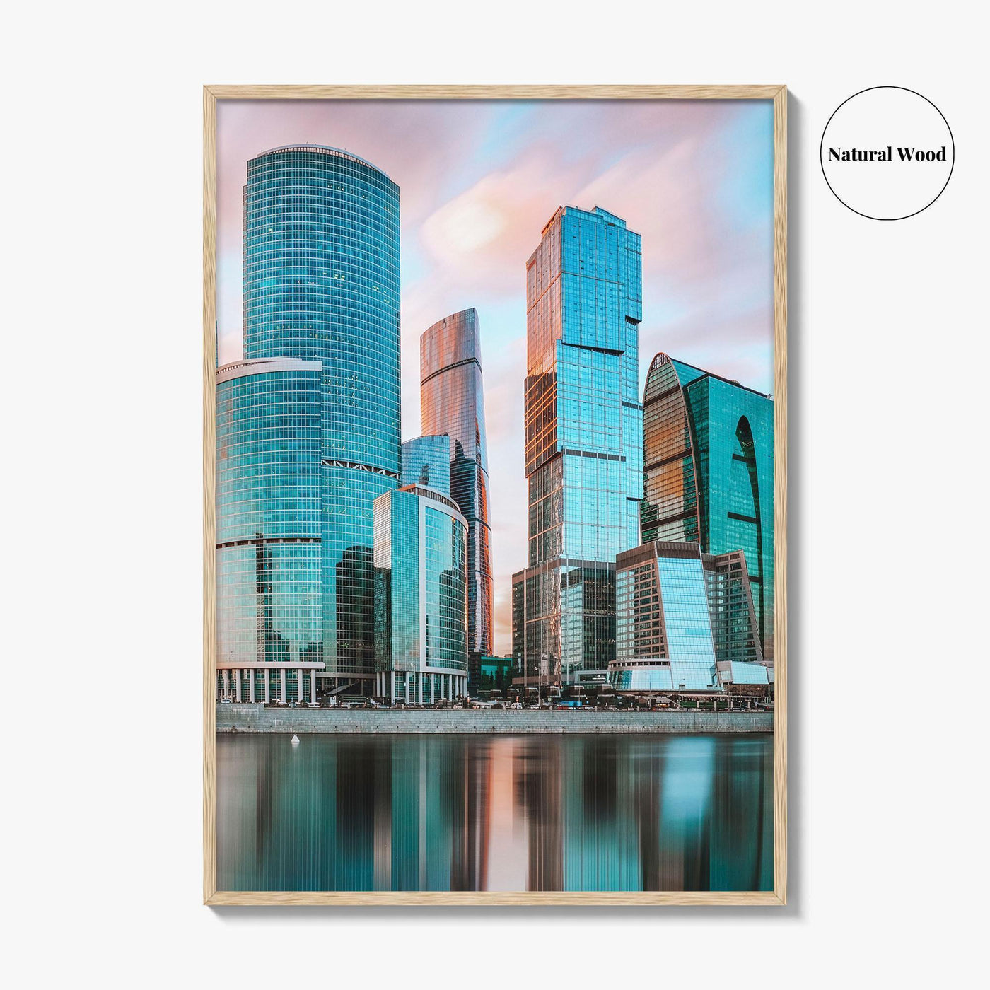 Moscow Skyline Fine Art Photo Print, International Business Center, Russia Wall Poster