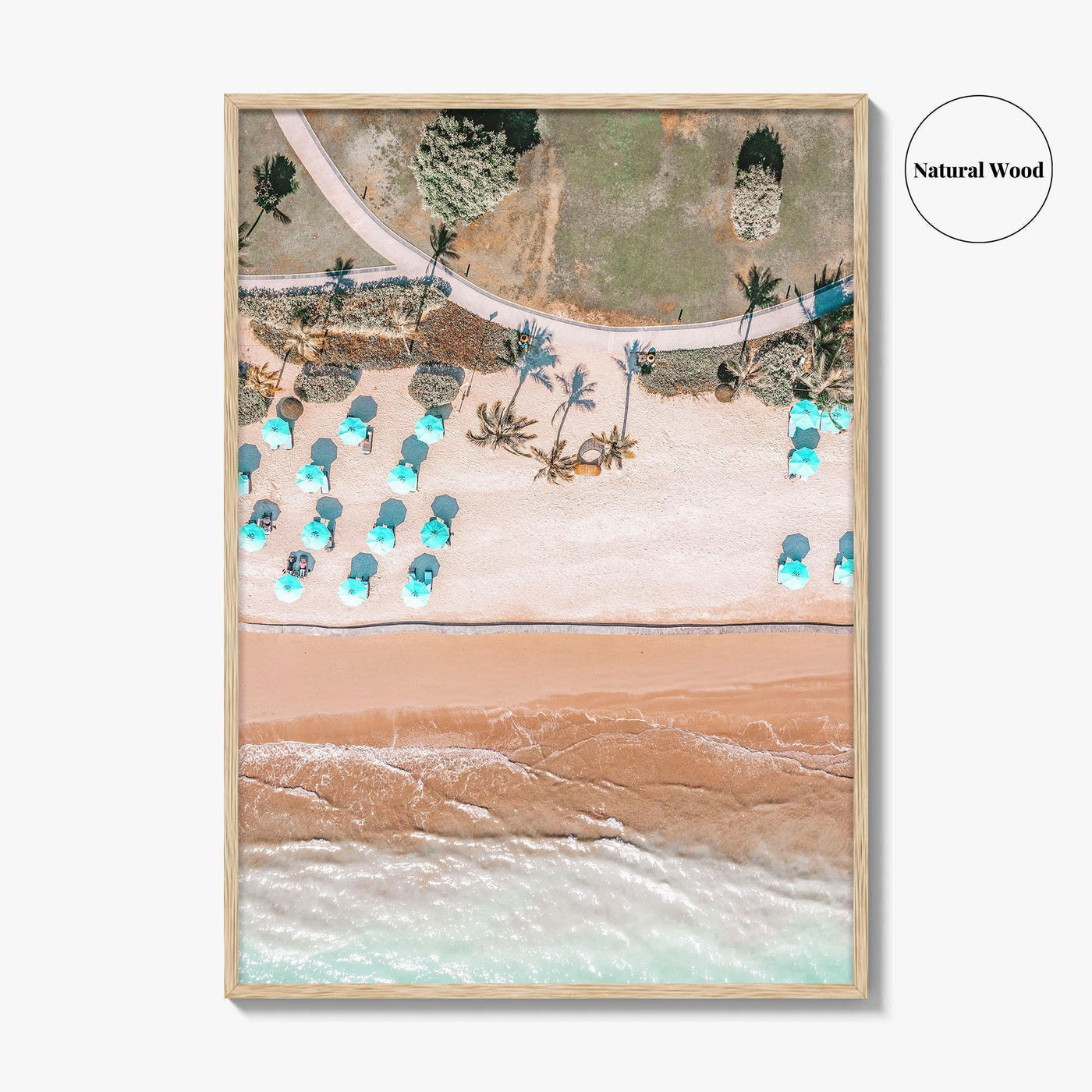 Khao Lak Fine Art Photo Print, Phang Nga Thailand, Aerial Resort View Wall Poster
