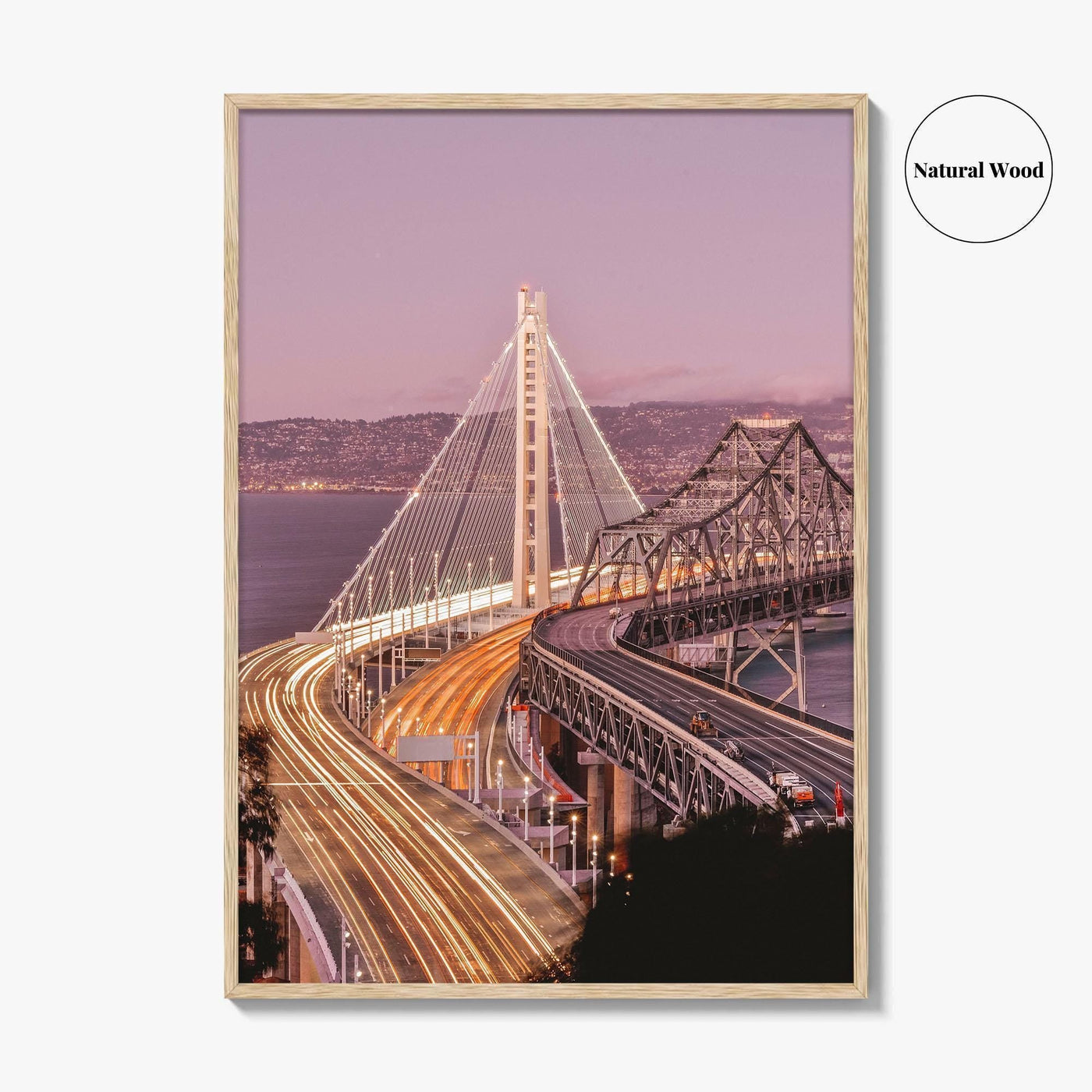 Oakland Fine Art Photo Print, San Francisco New Bay Bridge, California Wall Poster