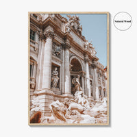 Rome Fine Art Photo Print, Trevi Fountain, Roma Italy Wall Decor, Photo Poster