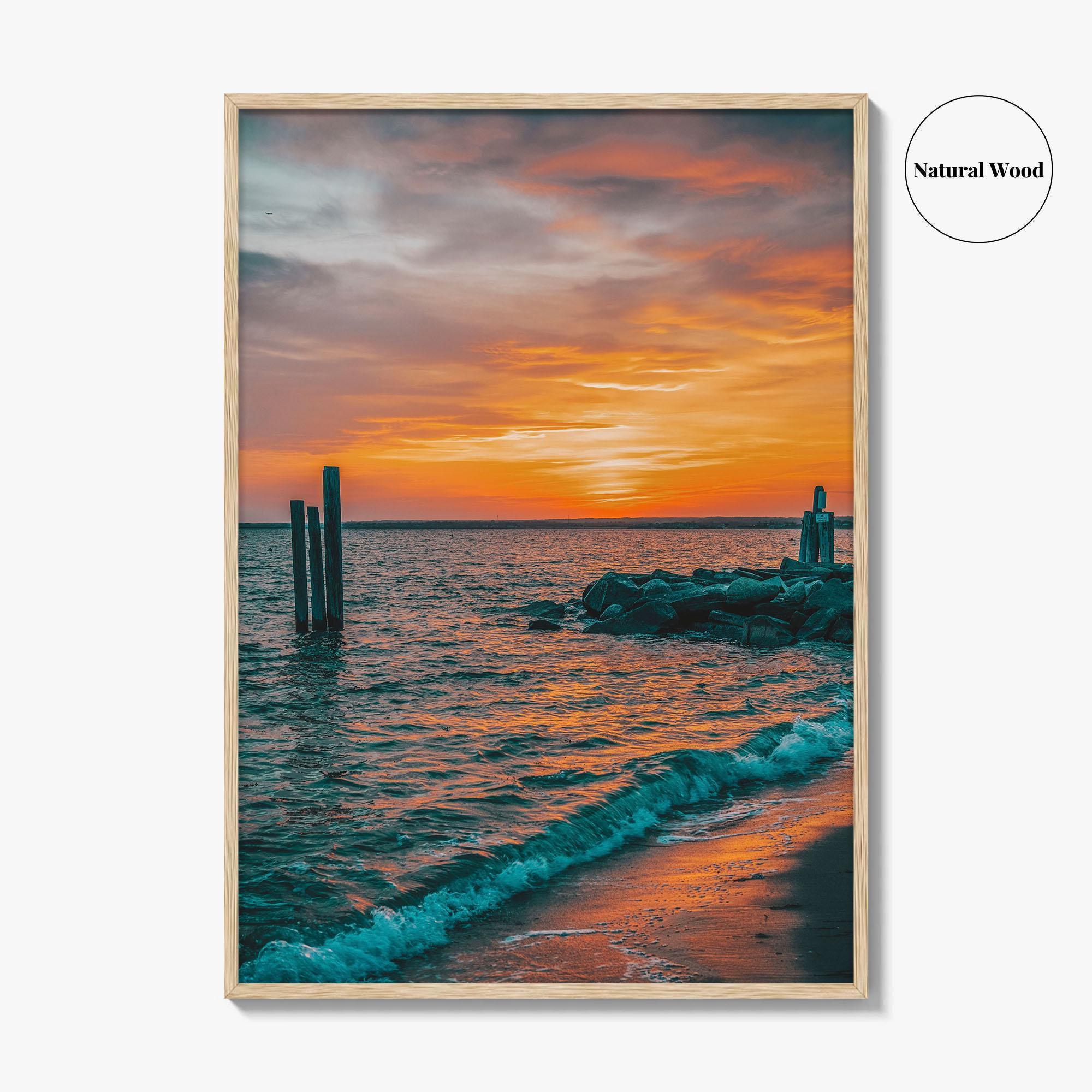 Narragansett Fine Art Photo Print, Point Judith, Rhode Island, USA Wall Decor Poster