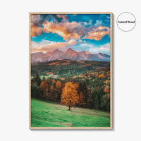 High Tatras Fine Art Photo Print, Tatra Mountains Poland Slovakia, Landscape Poster
