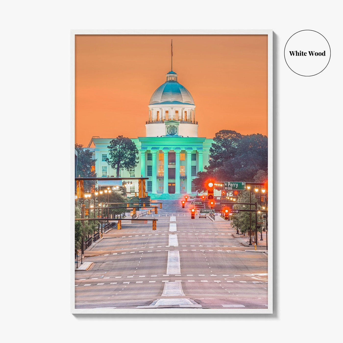 Montgomery Fine Art Photo Print, Alabama State Capitol, Wall Poster, USA