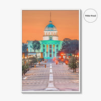 Montgomery Fine Art Photo Print, Alabama State Capitol, Wall Poster, USA