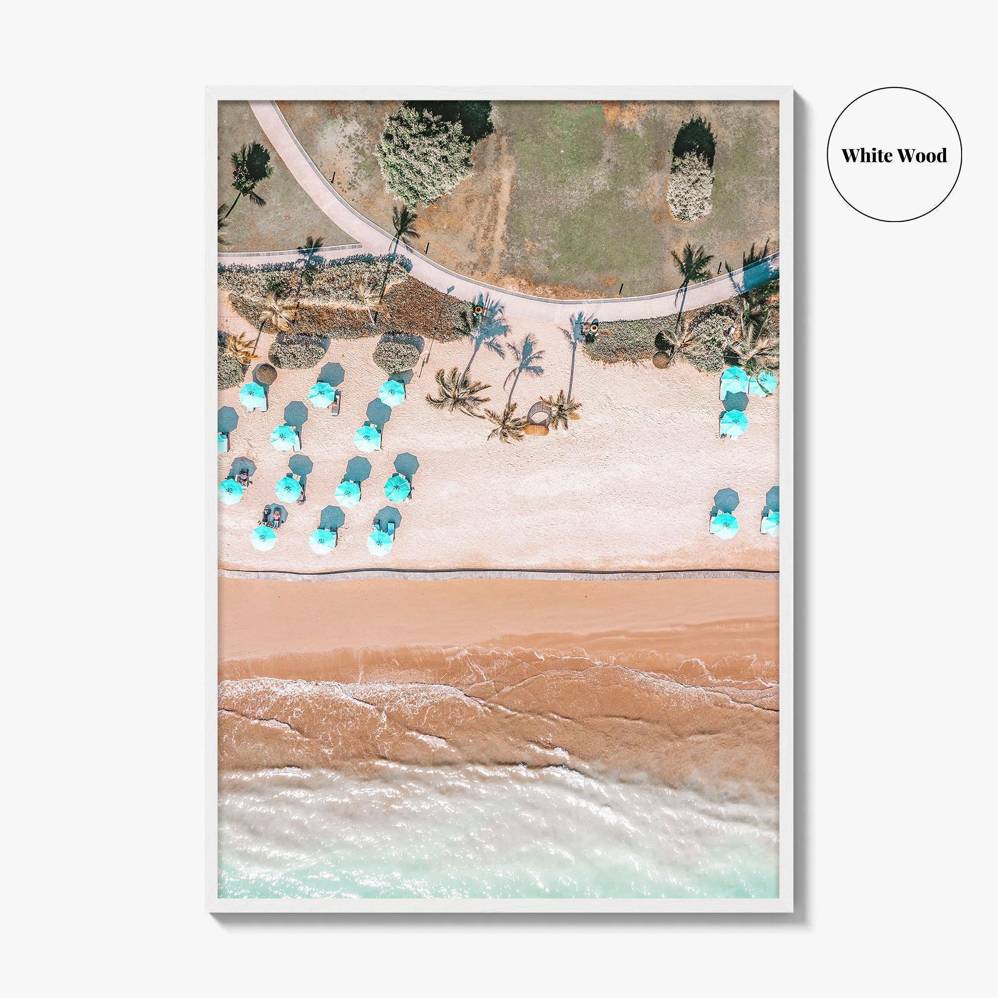Khao Lak Fine Art Photo Print, Phang Nga Thailand, Aerial Resort View Wall Poster
