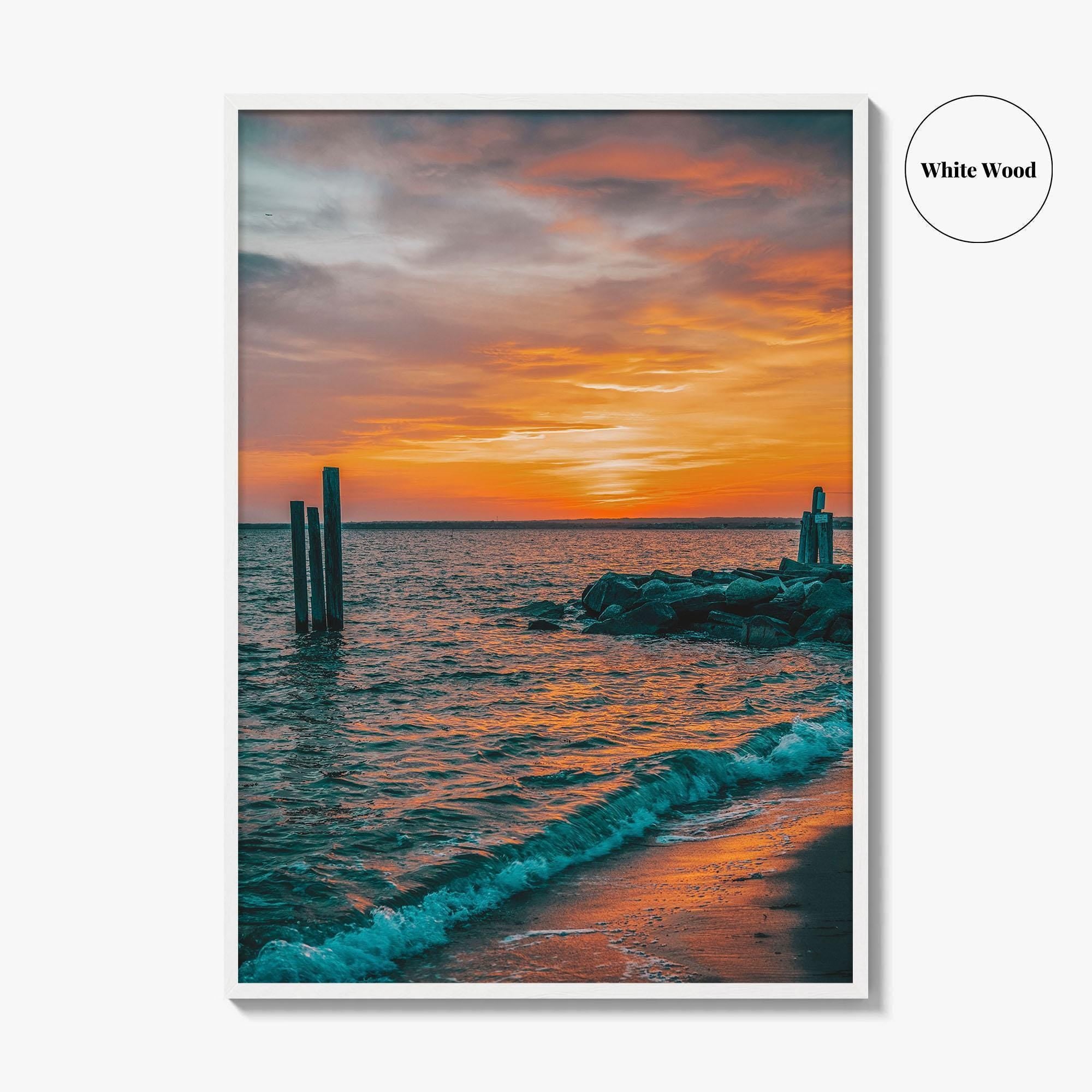 Narragansett Fine Art Photo Print, Point Judith, Rhode Island, USA Wall Decor Poster