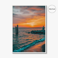 Narragansett Fine Art Photo Print, Point Judith, Rhode Island, USA Wall Decor Poster