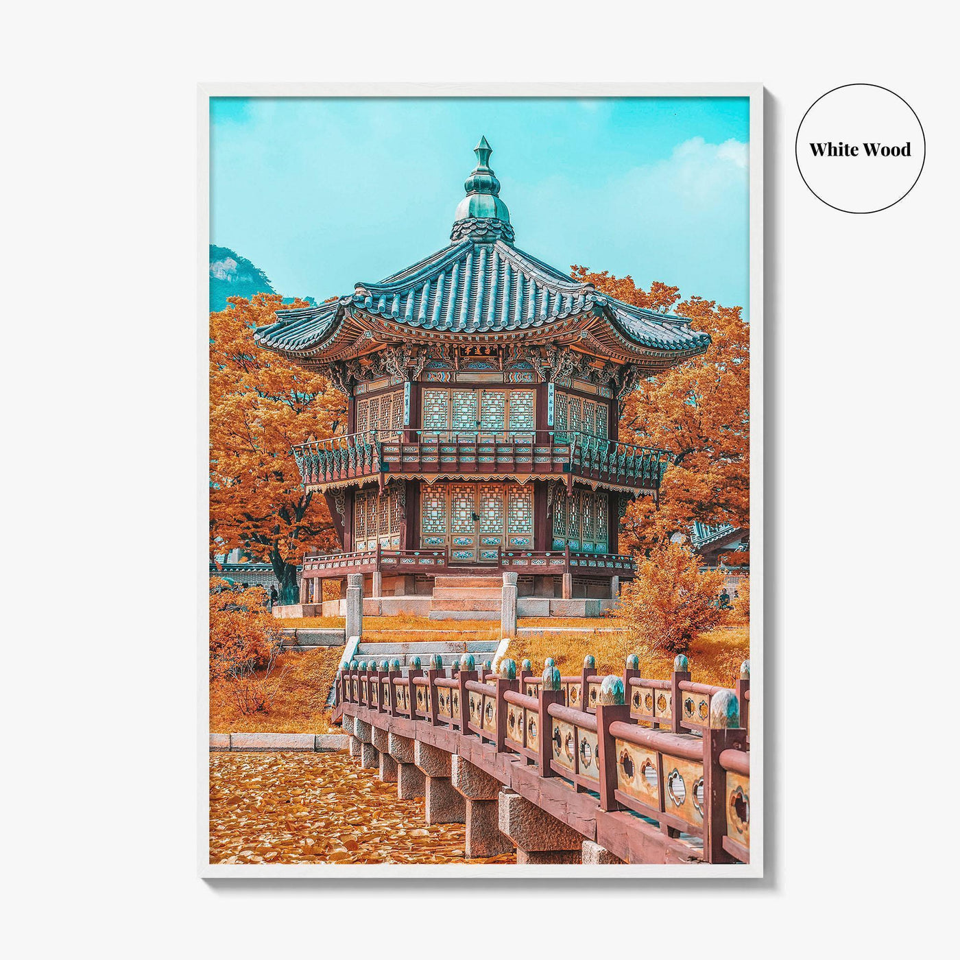 Seoul Fine Art Photo Print, Autumn Gyeongbokgung Palace, South Korea Wall Decor