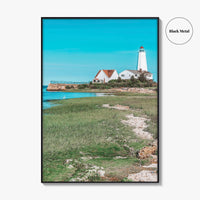 Old Saybrook Fine Art Photo Print, Lynde Point Lighthouse, Connecticut, USA, Wall Decor Poster