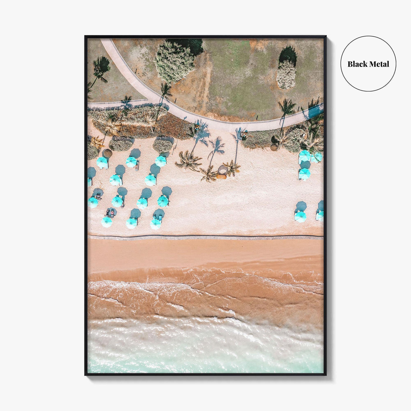 Khao Lak Fine Art Photo Print, Phang Nga Thailand, Aerial Resort View Wall Poster