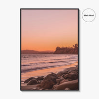 Santa Barbara Pink Fine Art Photo Print, California USA, Coastal Wall Poster