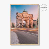Munich Fine Art Photo Print, Bavaria Germany Wall Decor Poster, München Siegestor