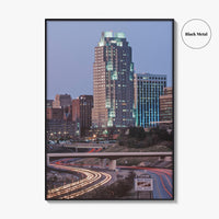 Raleigh Skyline Fine Art Photo Print, NC, North Carolina, USA, Wall Poster