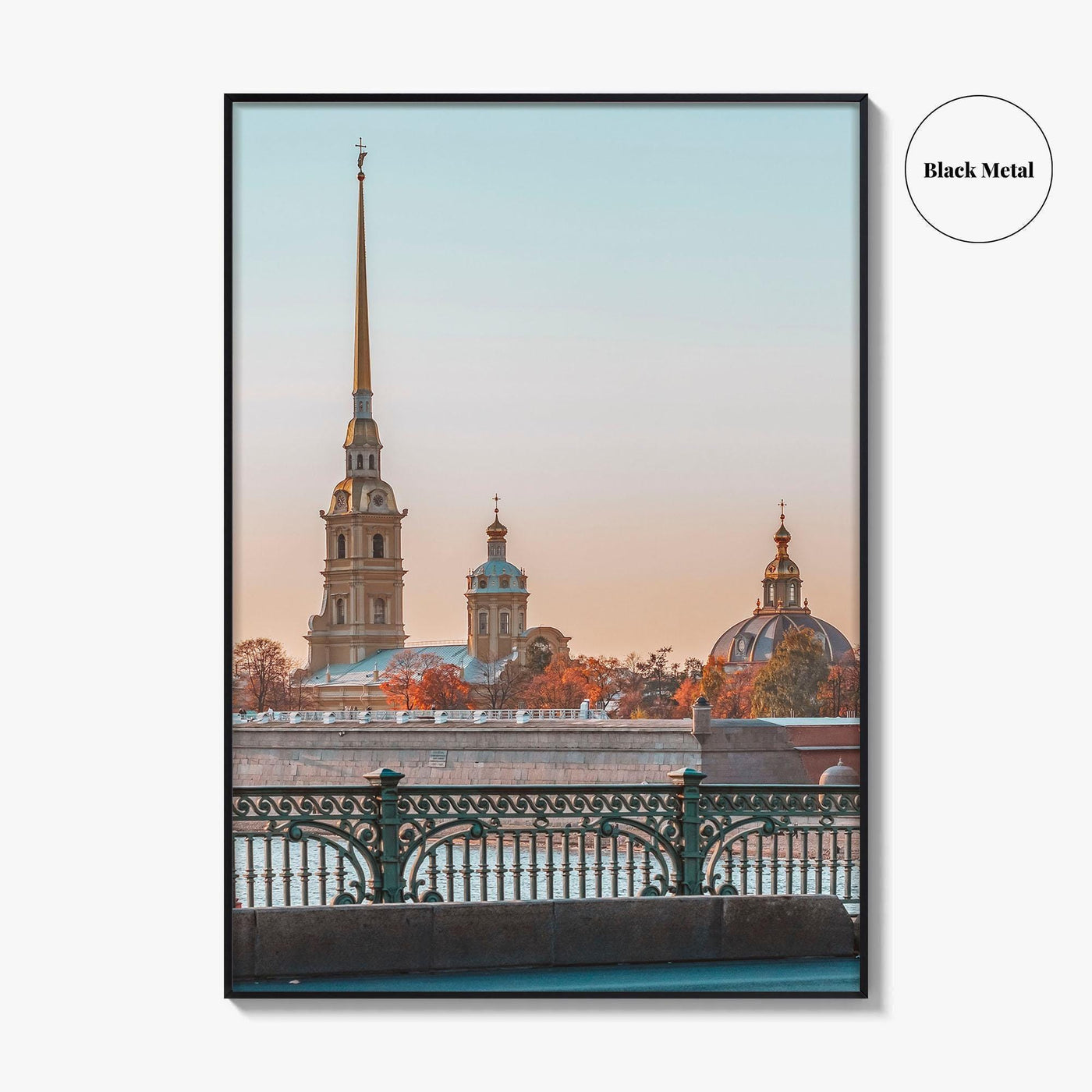 Saint Petersburg Fine Art Photo Print, Peter and Paul Cathedral, Hare Island, Russia Poster