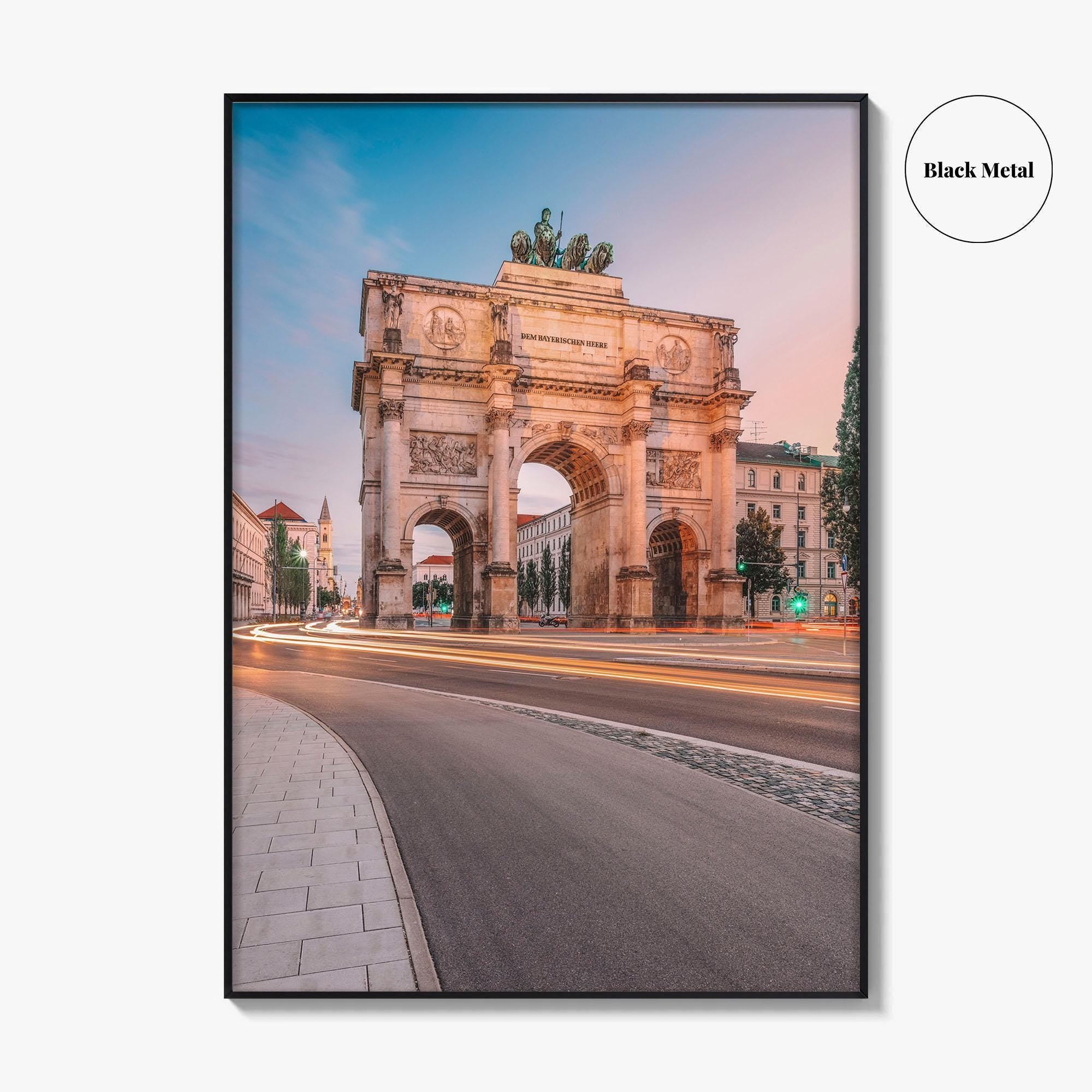 Munich Fine Art Photo Print, Bavaria Germany Wall Decor Poster, München Siegestor