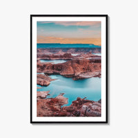 Lake Powell Fine Art Photo Print, Alstrom Point, Page Arizona, Wall Decor Poster
