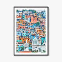 Guayaquil Fine Art Photo Print, Las Peñas, Santa Ana Hill, Ecuador Poster