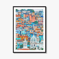 Guayaquil Fine Art Photo Print, Las Peñas, Santa Ana Hill, Ecuador Poster