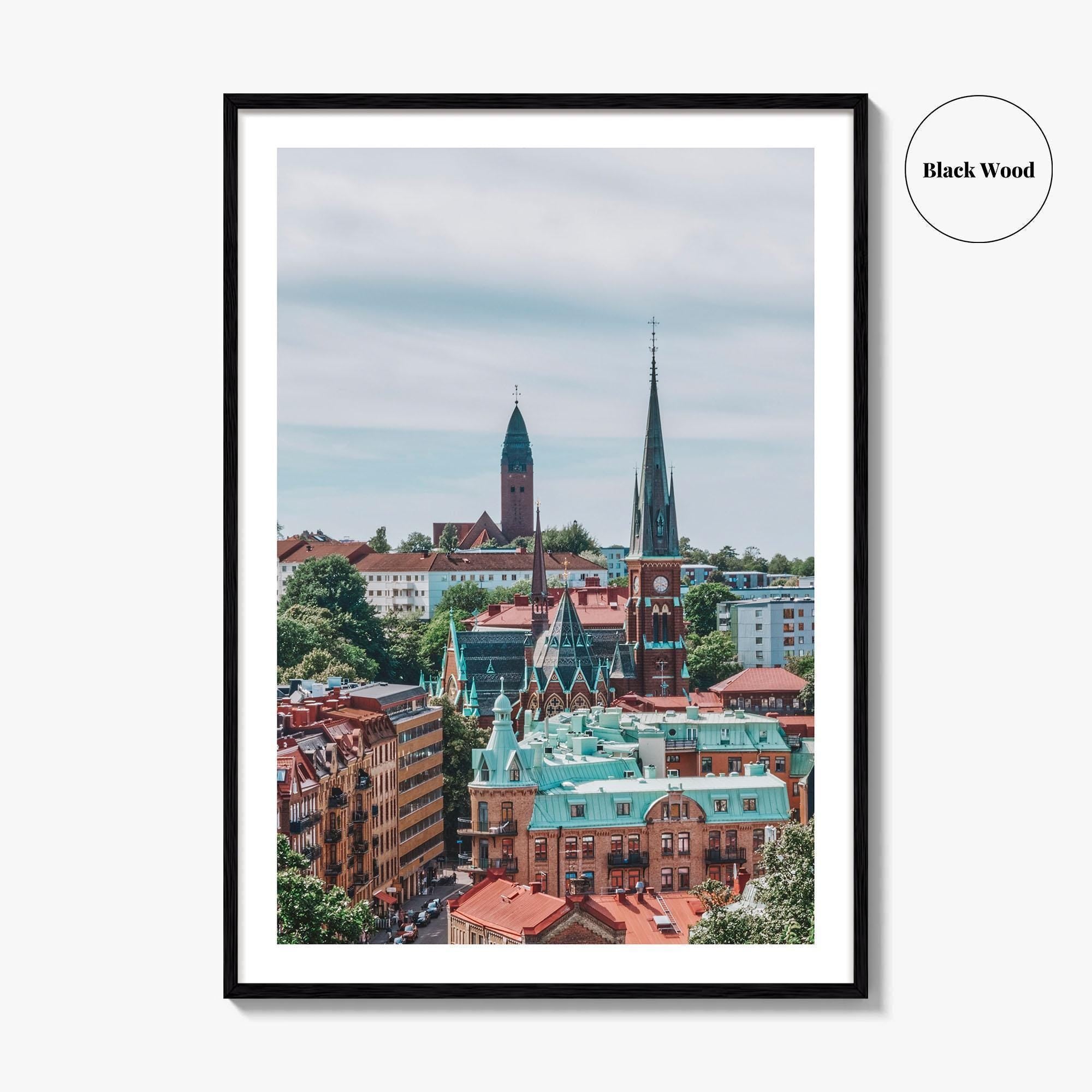 Gothenburg Skyline Fine Art Photo Print, Göteborg, Sweden Poster, Wall Decor