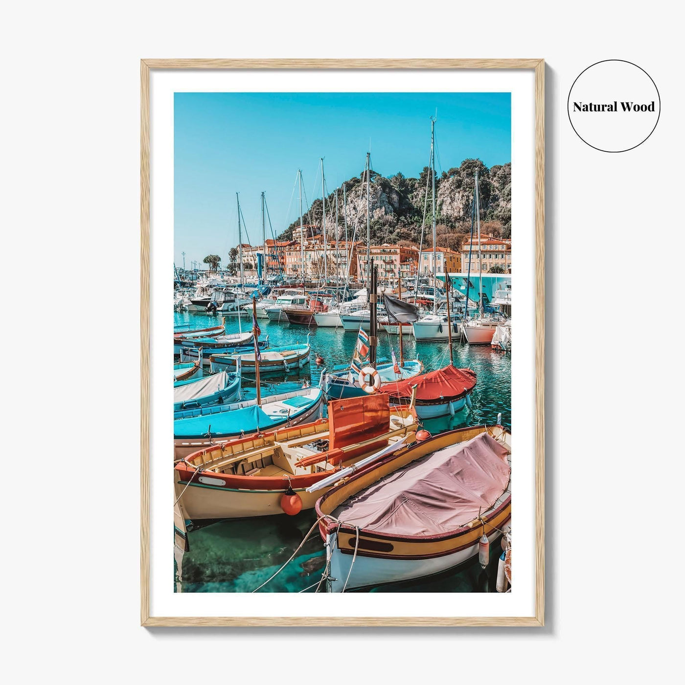 Nice Fine Art Photo Print, Old Fishing Port, France, French Riviera Wall Decor