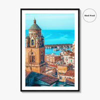 Sorrento Fine Art Photo Print, Amalfi Coast Old Town, Naples Italy Wall Poster