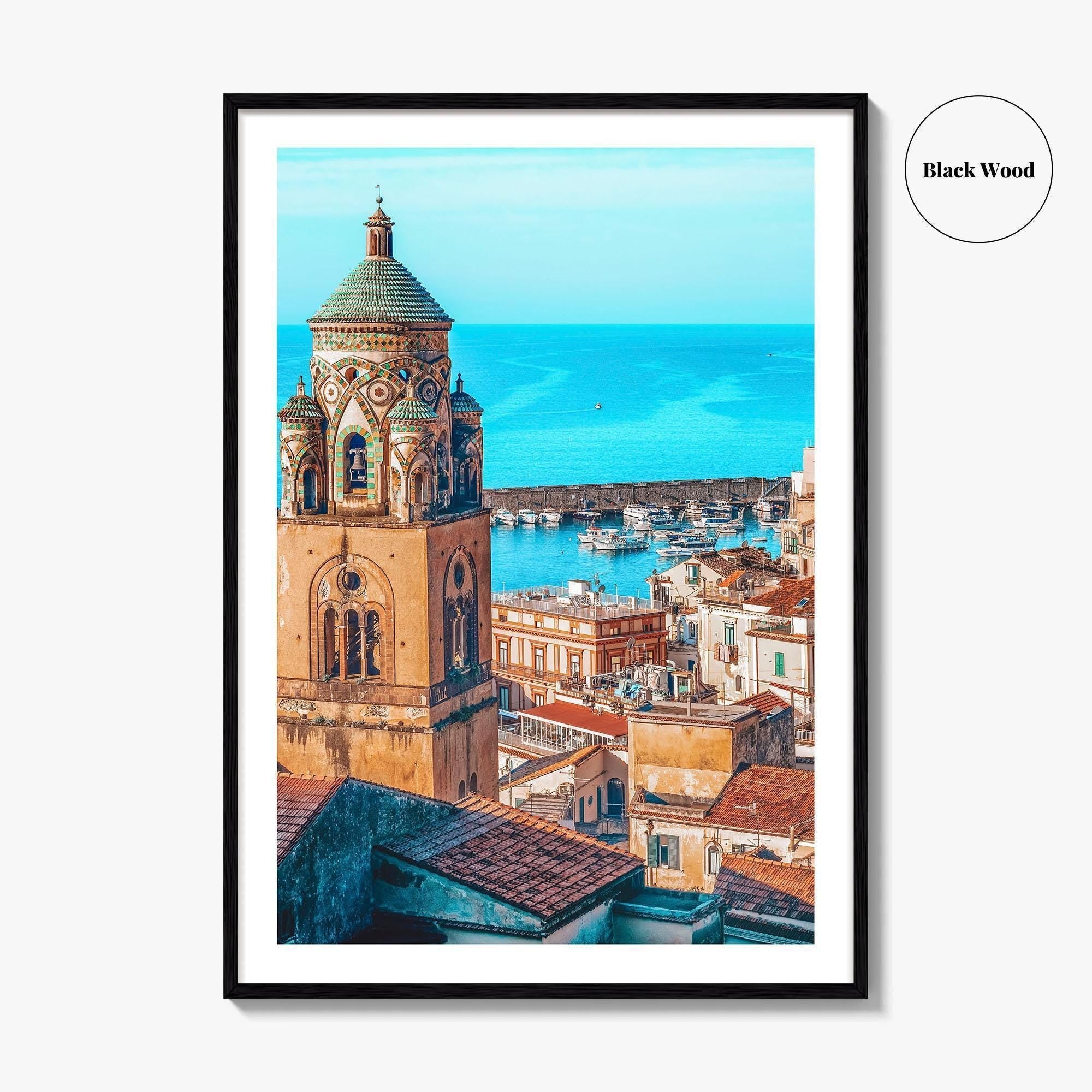 Sorrento Fine Art Photo Print, Amalfi Coast Old Town, Naples Italy Wall Poster