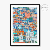Guayaquil Fine Art Photo Print, Las Peñas, Santa Ana Hill, Ecuador Poster