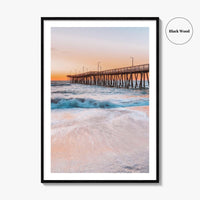 Virginia Beach Fine Art Photo Print, Fishing Pier, VA, USA, Wall Decor, Poster