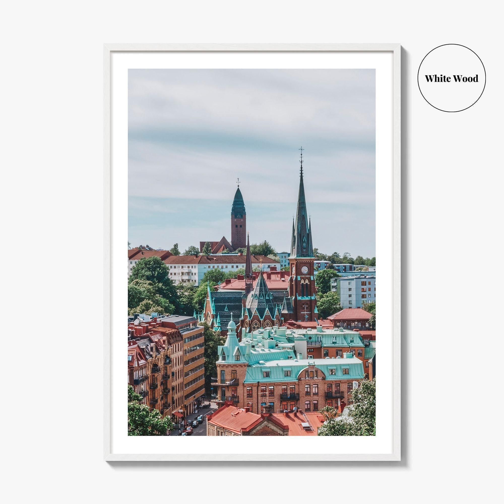 Gothenburg Skyline Fine Art Photo Print, Göteborg, Sweden Poster, Wall Decor