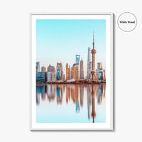 Shanghai Skyline Fine Art Photo Print, Wall Poster, Pudong, China