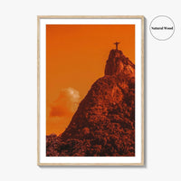 Rio de Janeiro Fine Art Photo Print, Christ the Redeemer, Brazil, Wall Decor Poster